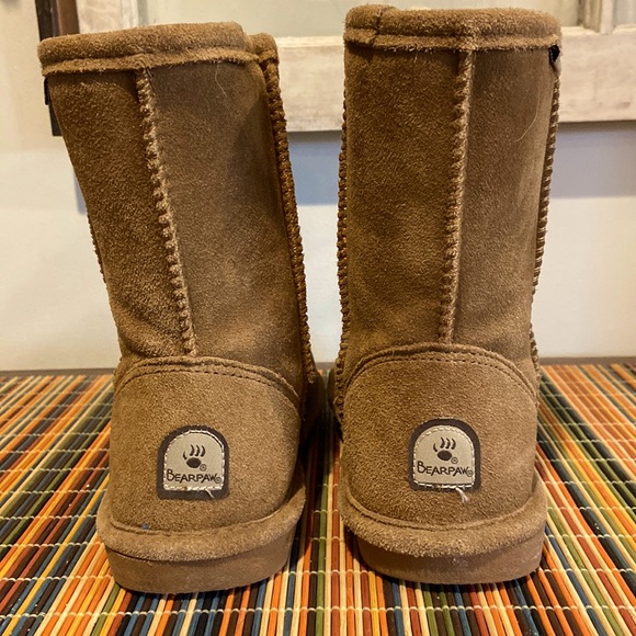 BEARPAW Kids' Eva NeverWet Sheepskin Boots - Picture 1 of 4